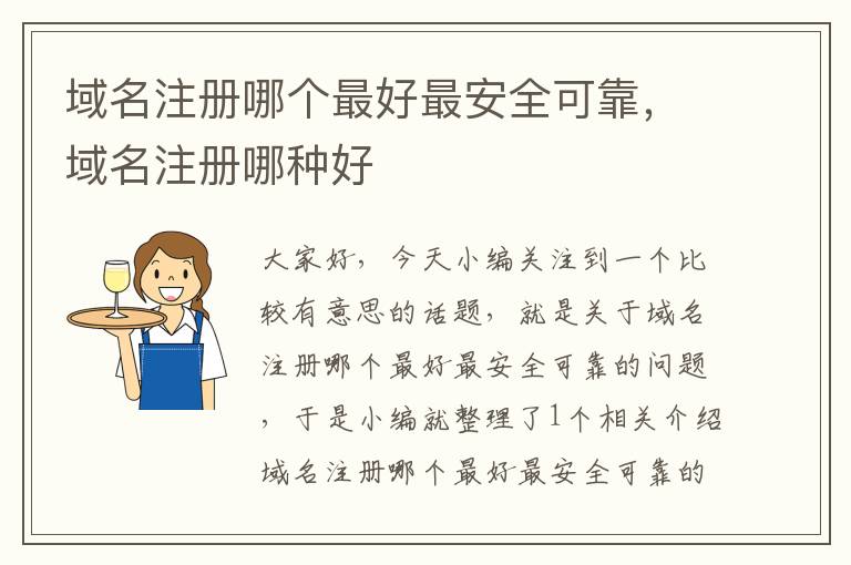 域名注册哪个最好最安全可靠,域名注册哪种好