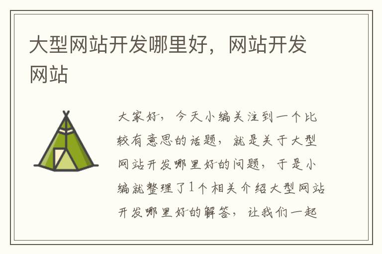 大型网站开发哪里好,网站开发网站