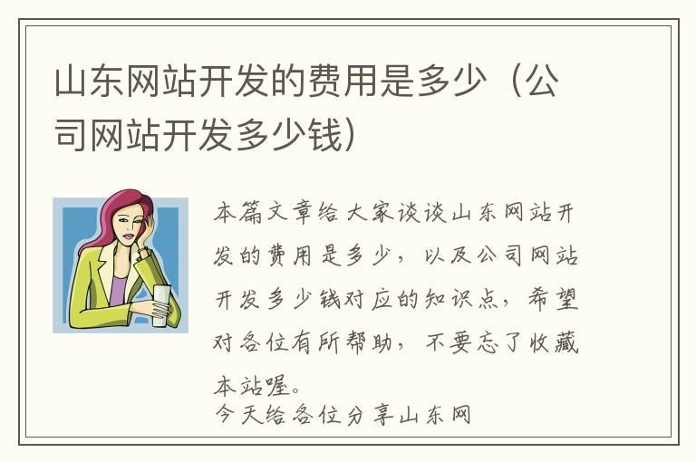 山东网站开发的费用是多少(公司网站开发多少钱)