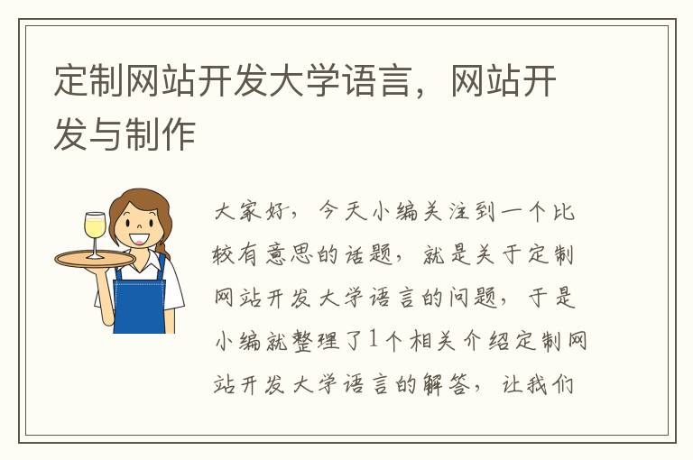 定制网站开发大学语言,网站开发与制作
